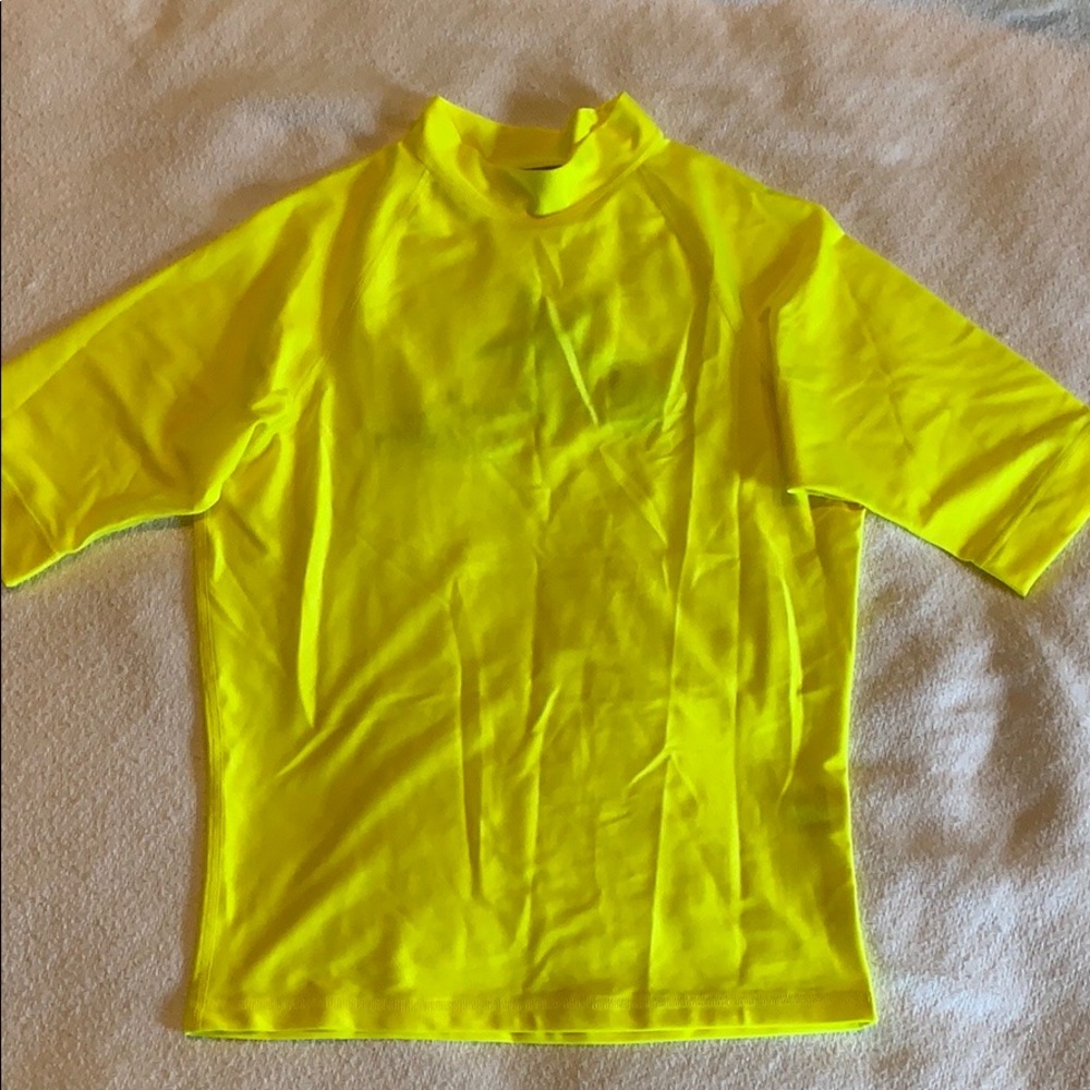 Neon yellow sun-shirt